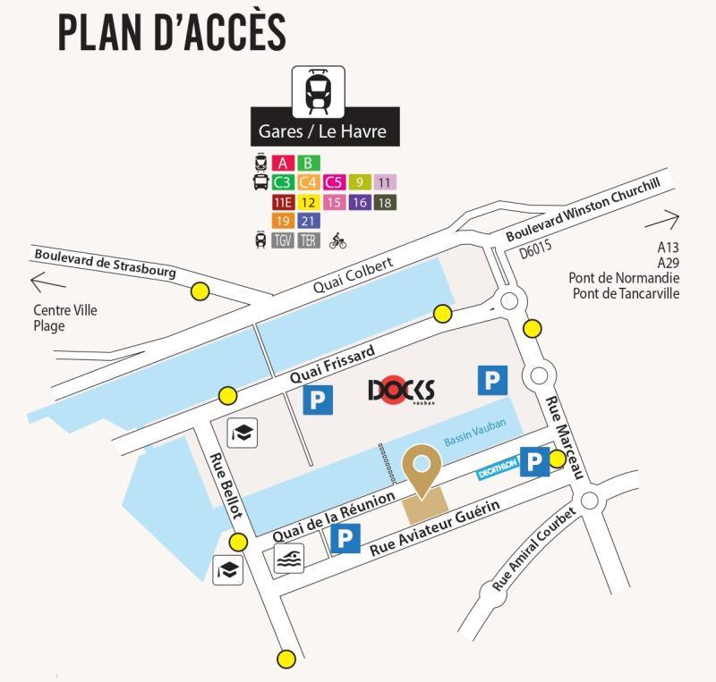 Plan d'accès - Salon Réinventif 2024